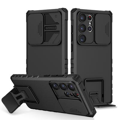 For Samsung Galaxy S23 Ultra 5G Case Slide Camera Protect Armor Stand Phone Case For Samsung S23 + Plus S 23 Ultra Back Cover