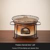 Fireside Tea Brewing Ceramic Charcoal Stove Set