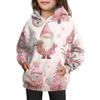 Girls' Hooded Tie-Dye Sweatshirt - Pullover Print Top