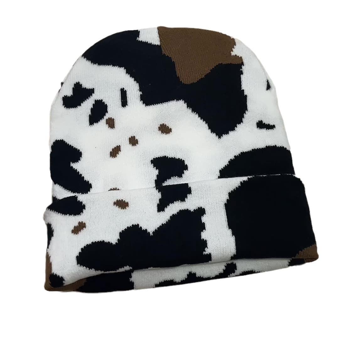 

Winter Ski Hat New Knitted Hat Cute Hat Boys Girls Fall Women Warm Hat Men s Casual Hat Beanie Hat One Size чорний/білий