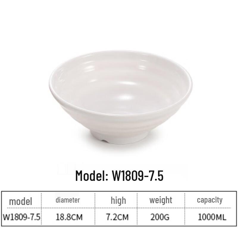 Commercial A5 Melamine Noodle Bowl