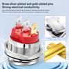 22mm Metal Car Toggle Switches Button Rocker Switch Stainless Steel 12V 20A Self-locking Two Positions ON-OFF 3 Pins