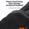 Multifunction Winter Ski Gloves Black Driving Gloves Gift Men Leather Mittens  Female