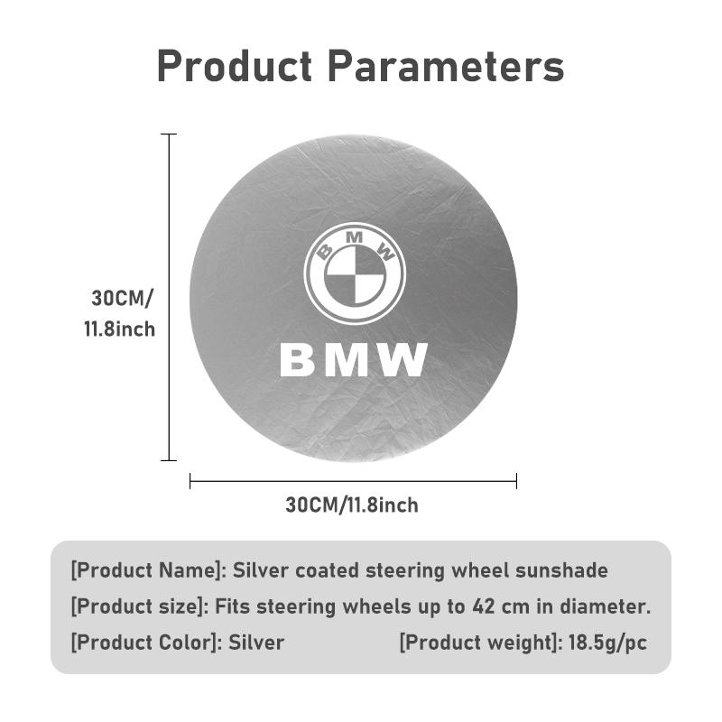 Foldable Car Steering Wheel Sun Shade Sun Protection Anti-uv Sunscreen For BMW M Performance E36 E46 E60 E90 E91 E92 E93 F30 F20