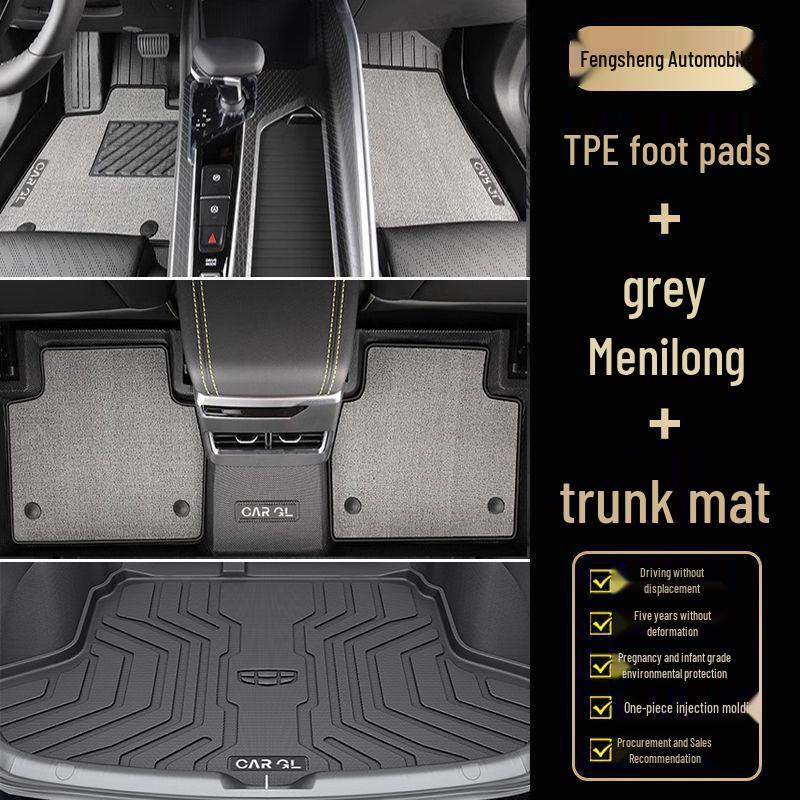 Geely Kunlun Edition Driver's TPE Floor Mats, 2021-2025 Xingrui, Odorless & Eco-Friendly