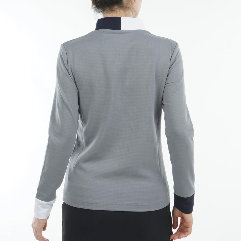 Golf Long Sleeve Mock Neck Shirt 0 [New Balance] (Stretch/Retention) / Women's / 012-4267509 023_Gray [S]