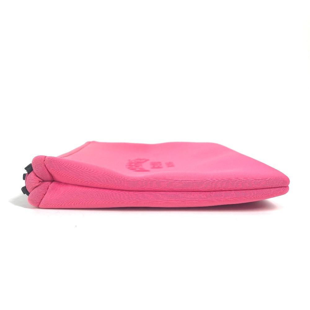Hermes Neovan PM Clutch Tasche Tasche Kosmetiktasche Mehrzwecktasche Beutel Polyamid rosa