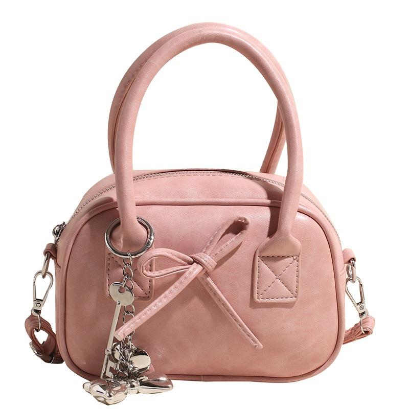 This Year's New Niche Retro Ballet Style Design Sense Portable Bowling Bag Women's Versatile Foreign Style Commuter Messenger Bag