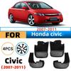 Für Honda Civic 2007~2011 Auto Schmutzfänger Abdeckung Vorderrad Hinterrad Schmutzfänger Dekorationsset Spritzschutz Kotflügel Außen Zubehör