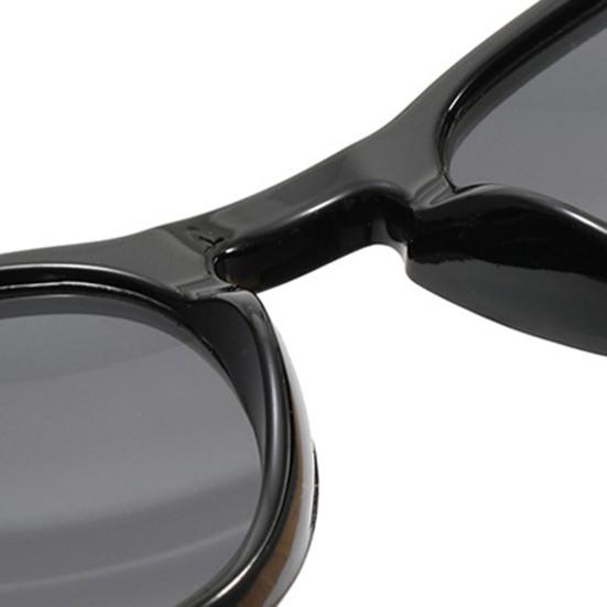 Adult Sunglasses Round Large Frame Ultra-light Classic Anti-slip Sun-resistant Clear Lens Anti-UV Women Men Unisex Sunglasses for Outdoor