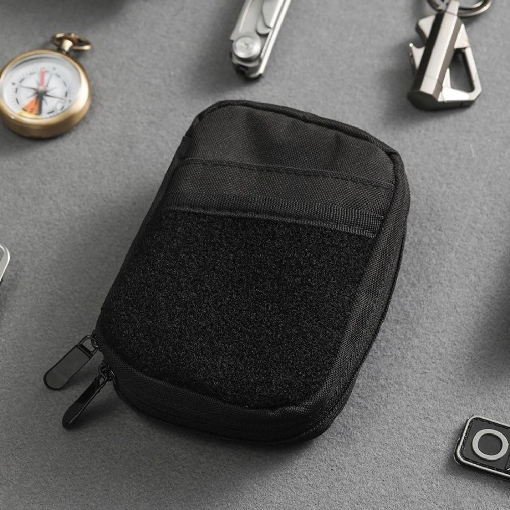 Portable Multi-function EDC Organizer Pouch Small Zipper Utility EDC Pouch Multi Tools Tool Storage Bag Outdoor