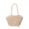 Women's Large Woven Straw Tote Bag - 2025 Summer Beach & Fashion Bucket Style