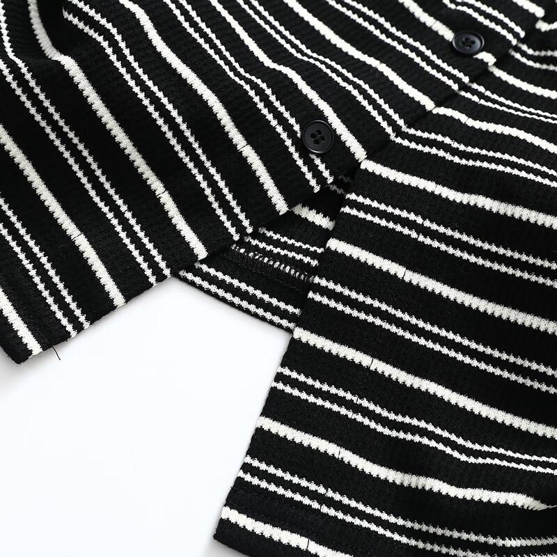 Shetu Off-Shoulder Striped Knit Top