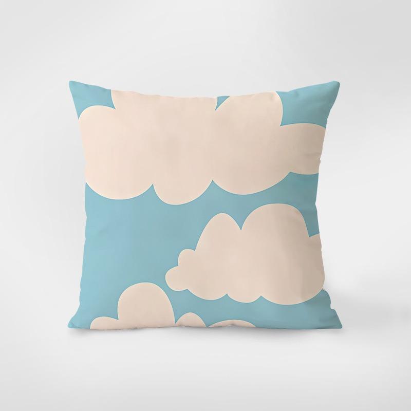 

Милая мультяшная наволочка с солнцем, декоративная, для спальни, гостиной, квадратная, на подушку 40x40cm