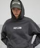 PIGMENT Neat Logo Hoodie_Charcoal