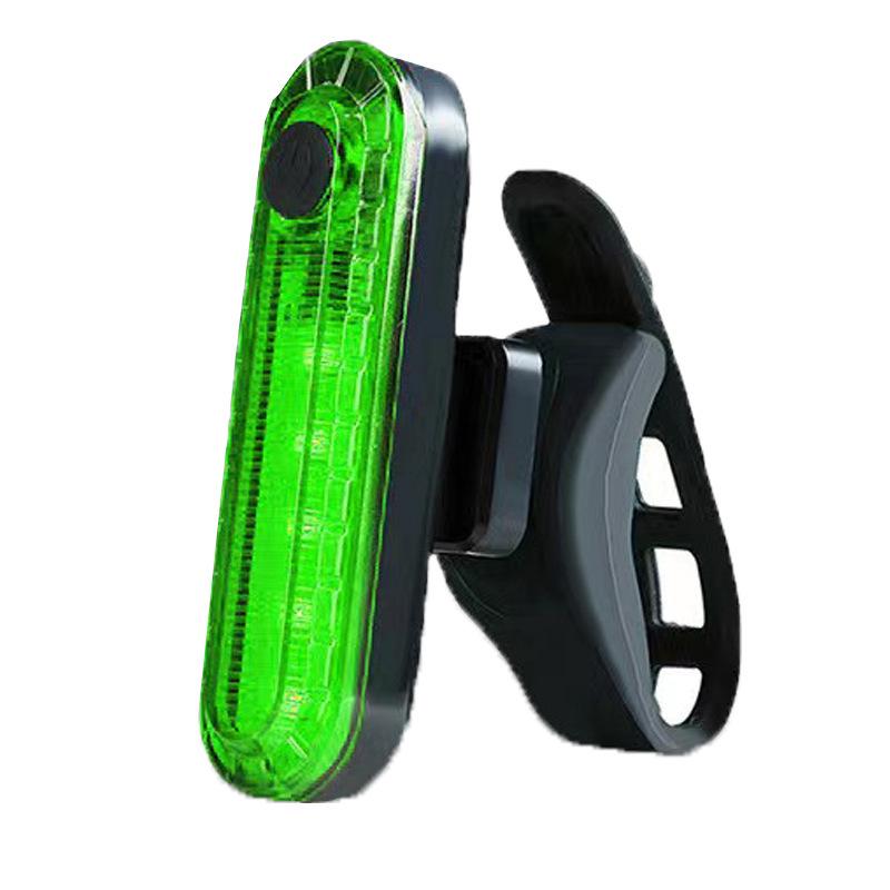 056 High Brightness LED Bicycle Tail Light - Rechargeable Safety Warning for Night Riding