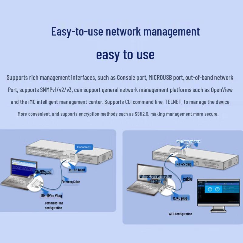 H3C S5120V3-28F-EI-H1 Layer 3 Managed Enterprise Network Switch