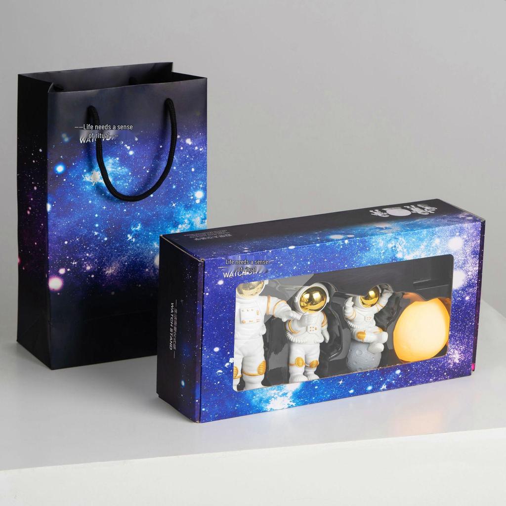 Astronauten-Figur-Ornament für Wohnzimmer oder Kinderzimmer - Weihnachtsgeschenk-Deko Weltraumfahrer