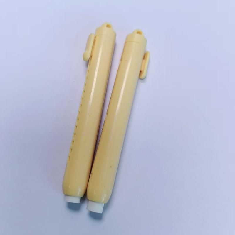 30Pcs Simple with Replaceable Core Push-out Eraser Push-out Type Retractable Pencil Rubber Retractable Eraser Gift