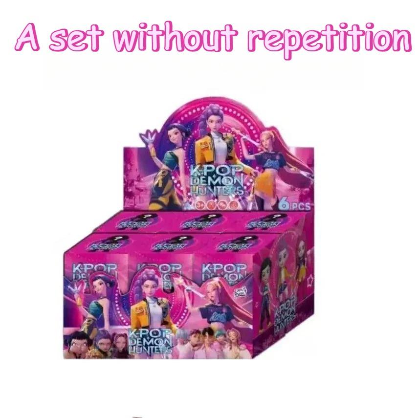 Anime KPop Devil Hunter Blind Box Disassembly Fun Blind Bag Small statue Peripheral model Desktop Blind box decoration gift