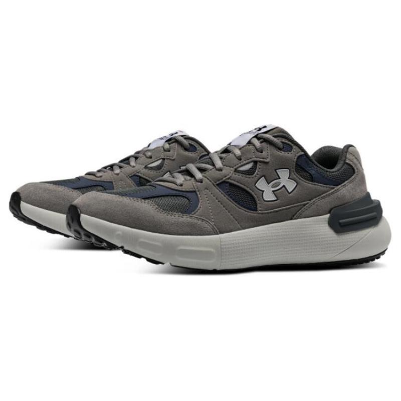 Under Armour Low Top Casual Running Shoes Unisex Asphalt Gray Sneakers 3028615-103