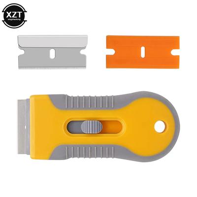 Car Window Glass Sticker Clean Razor Scraper Ceramic Razor Blade Tint Vinyl Wrap Glue Squeegee Remover Cleaner