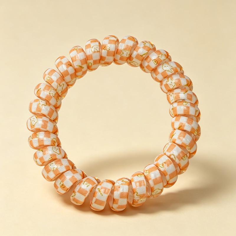 Candy-Colored Thick Bracelet-Style Hair Ring: Extra-Large Korean Rubber Band and Spring Headband Ornament