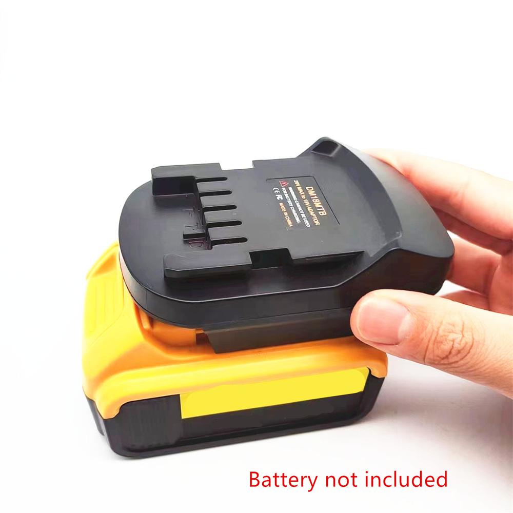 Battery Converter For Dewalt Milwaukee 18V/20V To Metabo 18V Li-Ion Tool Adapter