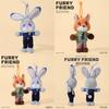 Zootopia Nick Judy Plush Toy With Short Pile Fabric For Kids Gift