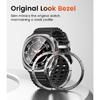 [2+1] Goton Metal Bezel for Samsung Galaxy Watch Ultra 47mm Screen Protector, Auto-Alignment Installation Kit Tempered Glass Screen Protector, Metal