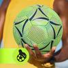 Reflective football for feet, fluorescent, glow in the dark, solid