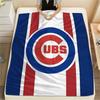 Chicago Cubs Flannel Blanket, High quality Comfortable for All Seasons, Home Decor, Warmth and Comfort