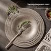 Retro Korean Stainless Steel Serving Plate