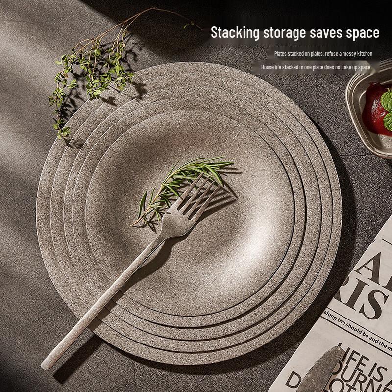 Retro Korean Stainless Steel Serving Plate