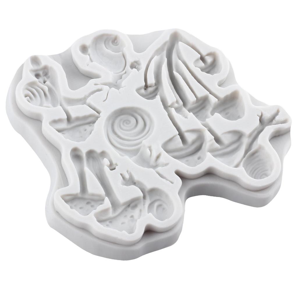 Pilz Silikonform Schnecke Fondantformen Kuchen Dekorationswerkzeuge Themenkuchen Dessert Dekoriert Schokoladenbonbonform