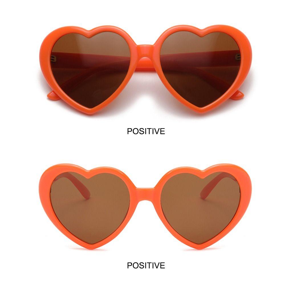 Sluneční brýle UV400 Polarized Heart Sluneční brýle Party Beach Love Shades Sluneční brýle ve tvaru srdce pro ženy