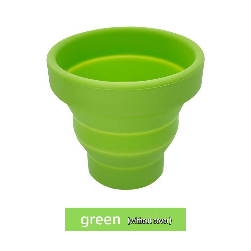 Silicone Foldable Travel Cup - Portable, Anti-Fall, Telescopic, Perfect for Outdoors & Holidays