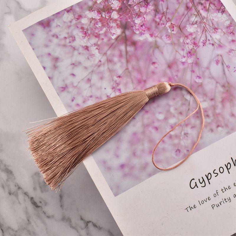 10CM Ice Silk Tassel Tassels Ancient Style Sachet Fan Pendant Bookmark Pendant Ear Diy Handmade Material Fringe Trim