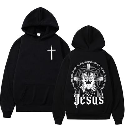 Hristiyan İsa İncil Sözü Ayet İnanç Kapüşonlular Erkek Kadın Giyim Moda Uzun Kollu Sweatshirtler Polar Günlük Bol Kazak