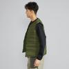 Mizuno Breath Thermo Compact Down Outdoor Sphagnum B2MEB551 Vest, Heat-Generating Material, Men's Jacket, Green,