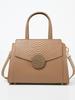 Genuine Leather Women's Large Capacity Summer Handbag - Fashionable Crossbody & Shoulder Bag for Commuting 2025