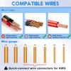 40Pcs T-Tap Wire Connectors Kit 16-20 AWG 3 Way 1 Pin & 2 Pin Electrical Wire Splice Connectors Waterproof Electrical Connector