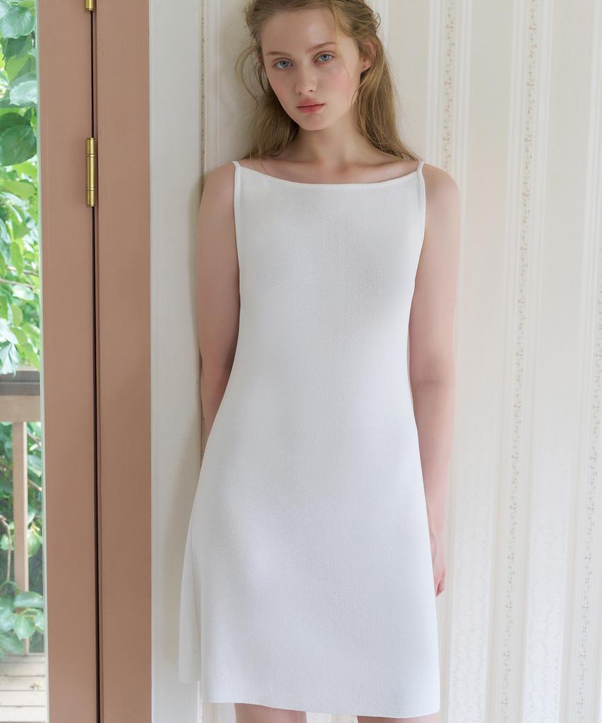 Retera Two-Way Slim Sleeveless Knit Dress