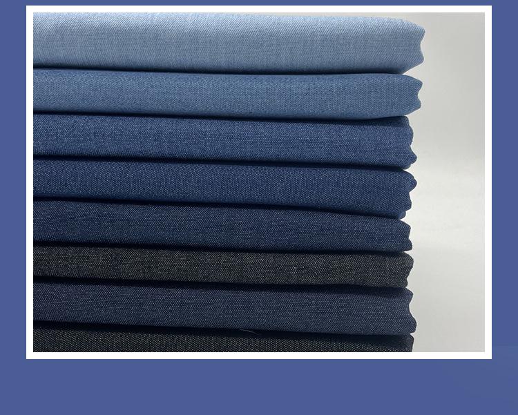 Washed Denim Fabric, Thick Twill Workwear Jacket, Hat Bag Material, 100% Cotton Denim