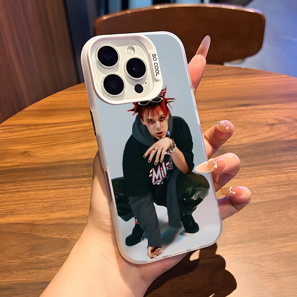 Y-Yungblud Hot Singer Phone Case For IPhone 17 Air 16 15 14 Plus 13 12 11 Pro 7 8 XS Max XR Silver White Bumper Case