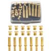 19-piece/set Carb Main Nozzle Set Main Intermediate Jet Set Easy Assemble Brass Compatible-for EVO- TC- V-Twin Durable
