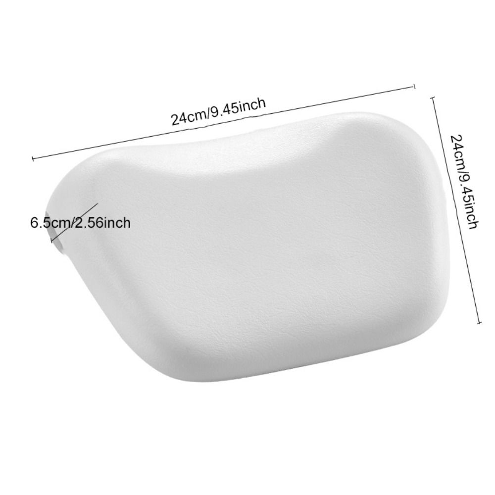 Non-slip Bathtub Pillow Ergonomic Design Neck Bathtub Cushion Practical SPA Pillow  Bathroom