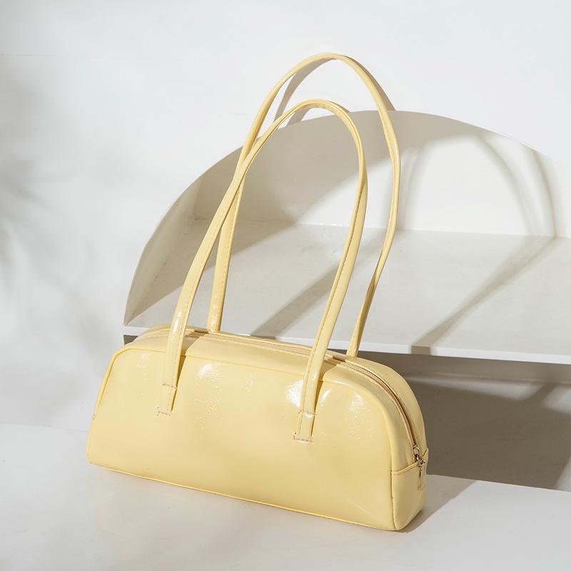 Modische Damen-Baguette-Umhängetasche mit großem Fassungsvermögen 2025 - Nischen-Boston-Design-Achseltasche