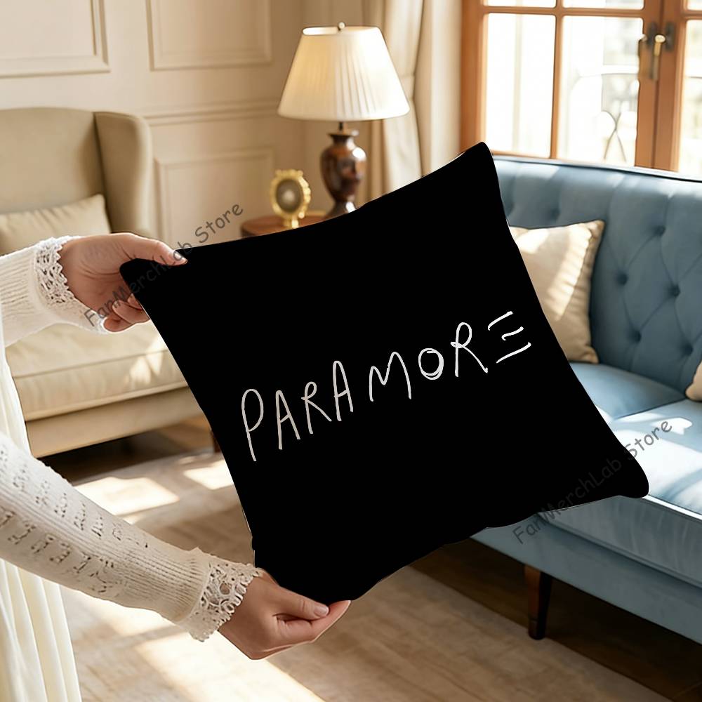 Band PParamore Pillow Case For Sofa Decor Car Office Room Printing Cushion Cover Decorations and Protector