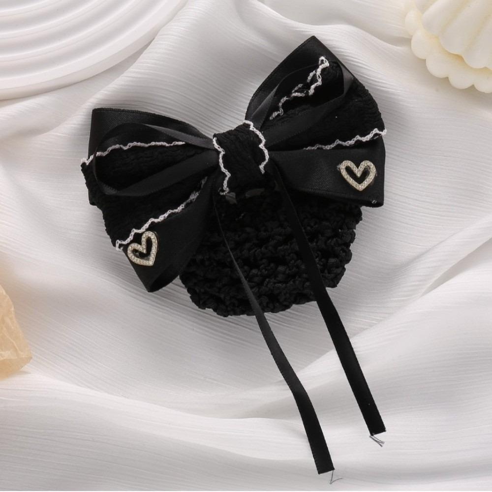 Elegant Net Bun Hair Cover Loose Mesh Nurses Spring Clip New Bun Snood Hair Clip  Funerals